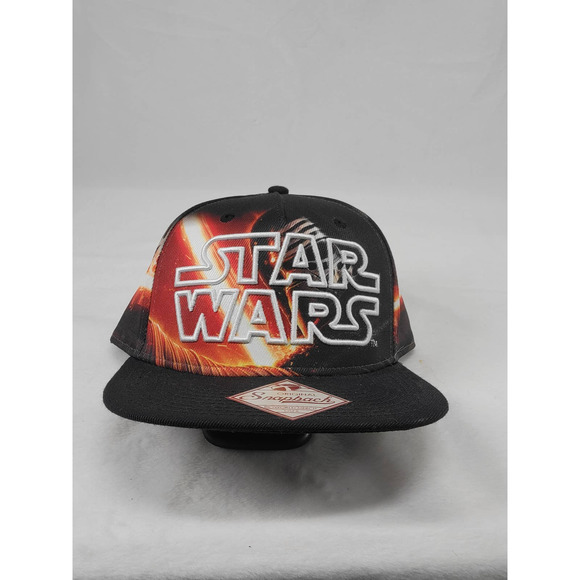 NWOT Star Wars 7 Kylo Ren Sublimated Adjustable Hat Cap Flat - Picture 3 of 9
